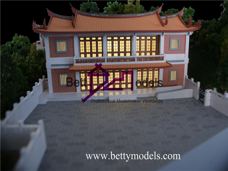 White Deer Cave temple models