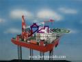 Industrial model of drilling platform model 