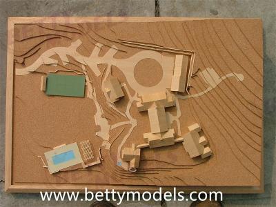 Scale Wooden Villa Models