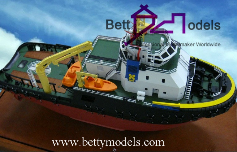 custom tug boat scale models France