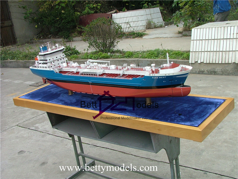 Qatar cargo ship scale models