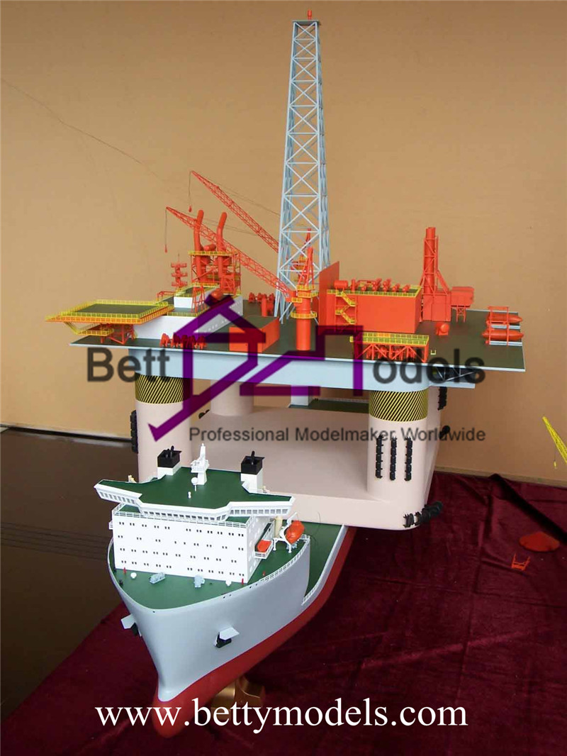 UK drilling platform models