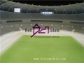 Qatar architectural stadium models 