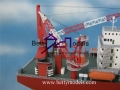 Industrial model of drilling platform model 