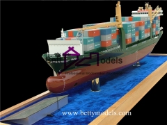 3D container ship models