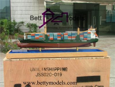 France container ship scale models