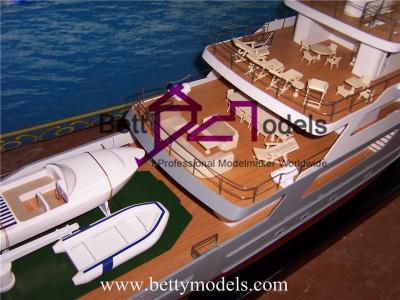 Singapore houseboat scale models