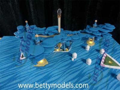 Scale polar ocean world models