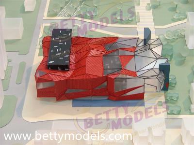 3D Cultural plaza scale models